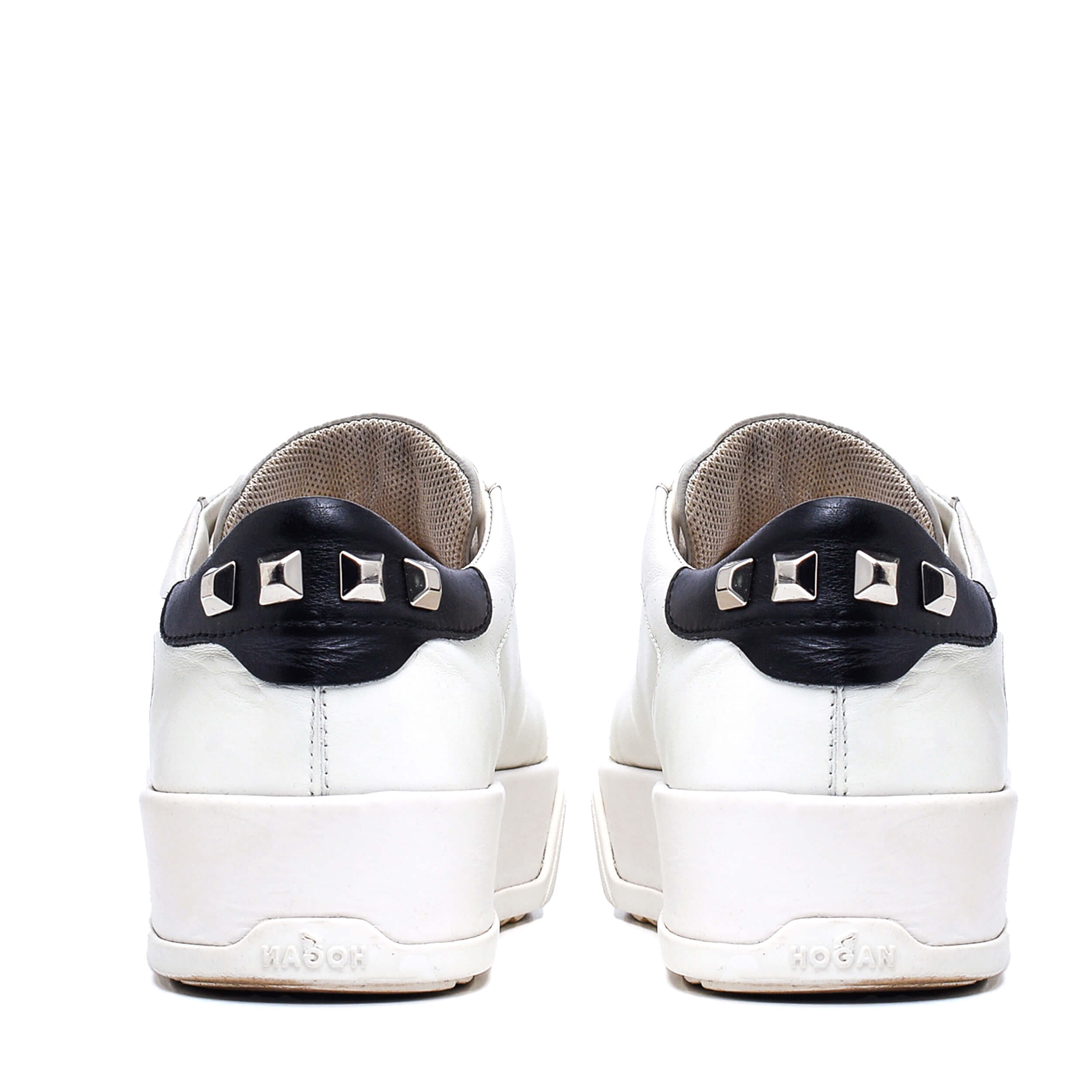 Hogan - White Leather Oversized Sneakers / 39